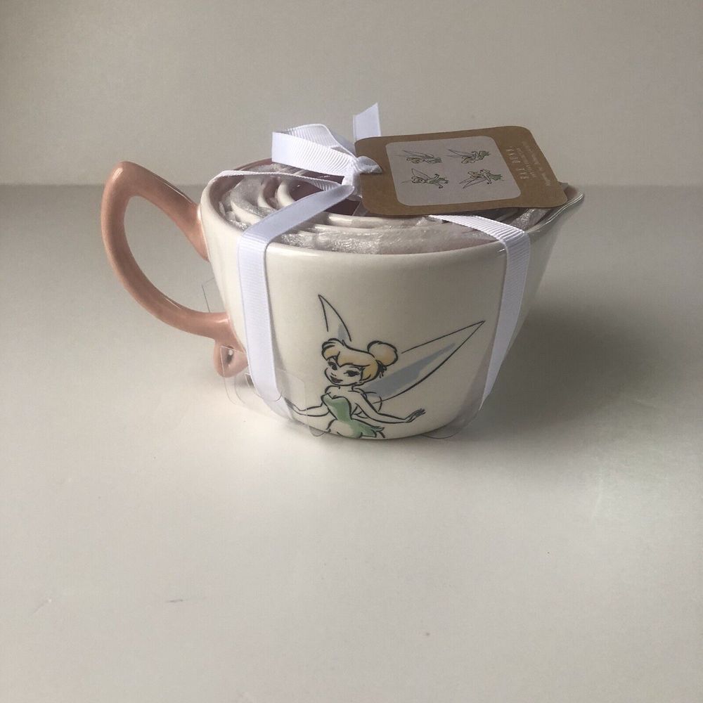 Rae Dunn Disney Tinker bell Measuring Cups.New! Pink Inside 2023